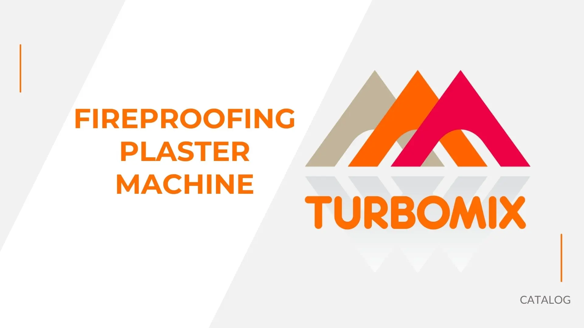 Turbomix Fire Proofing Machines Catalog