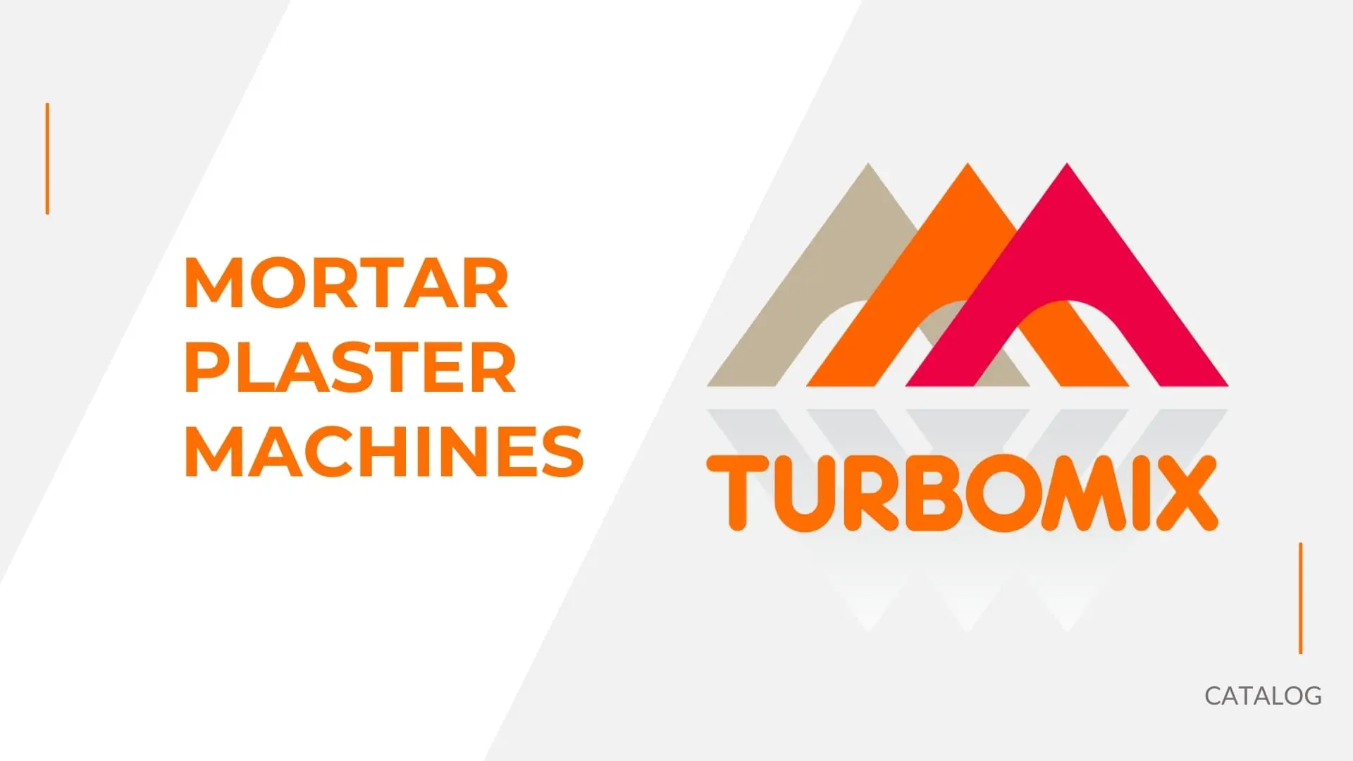 Turbomix Mortar Plaster Machine Catalog