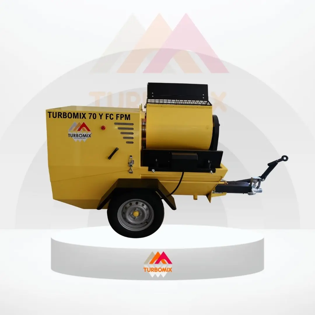 Turbomix 70 Y FC FPM Fireproofing Plaster Machine Turbomix 70 Y FC FPM Fireproofing Plaster Machine